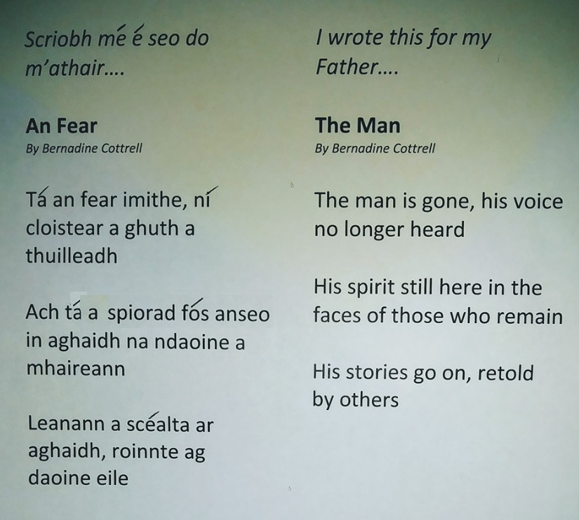 Bernadine's poem